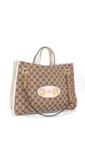 Gucci Horsebit 1955 Tote Bag Medium - Brun