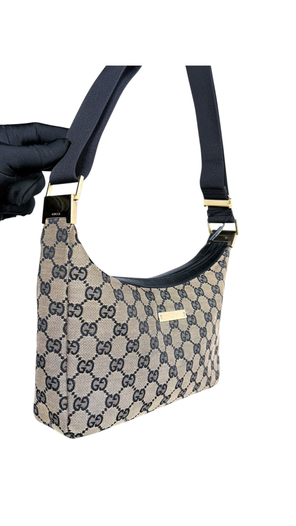 Gucci Monogram Axelväska - Beige