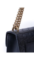 Gucci Padlock Axelväska Guccissima - Svart