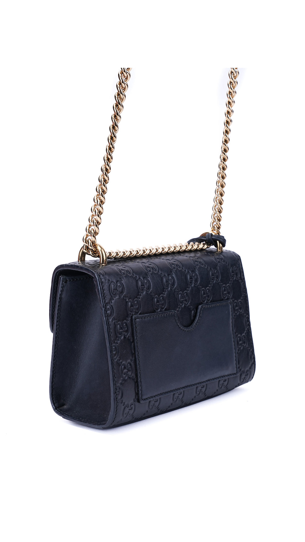 Gucci Padlock Axelväska Guccissima - Svart