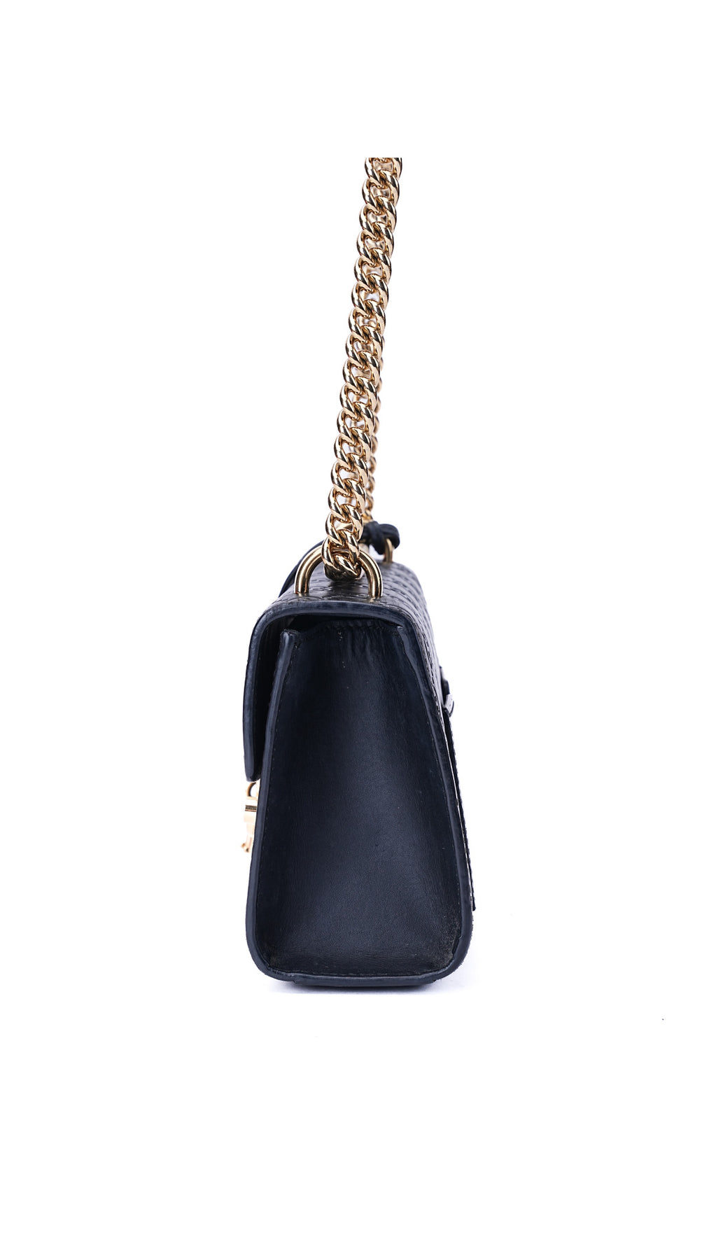 Gucci Padlock Axelväska Guccissima - Svart