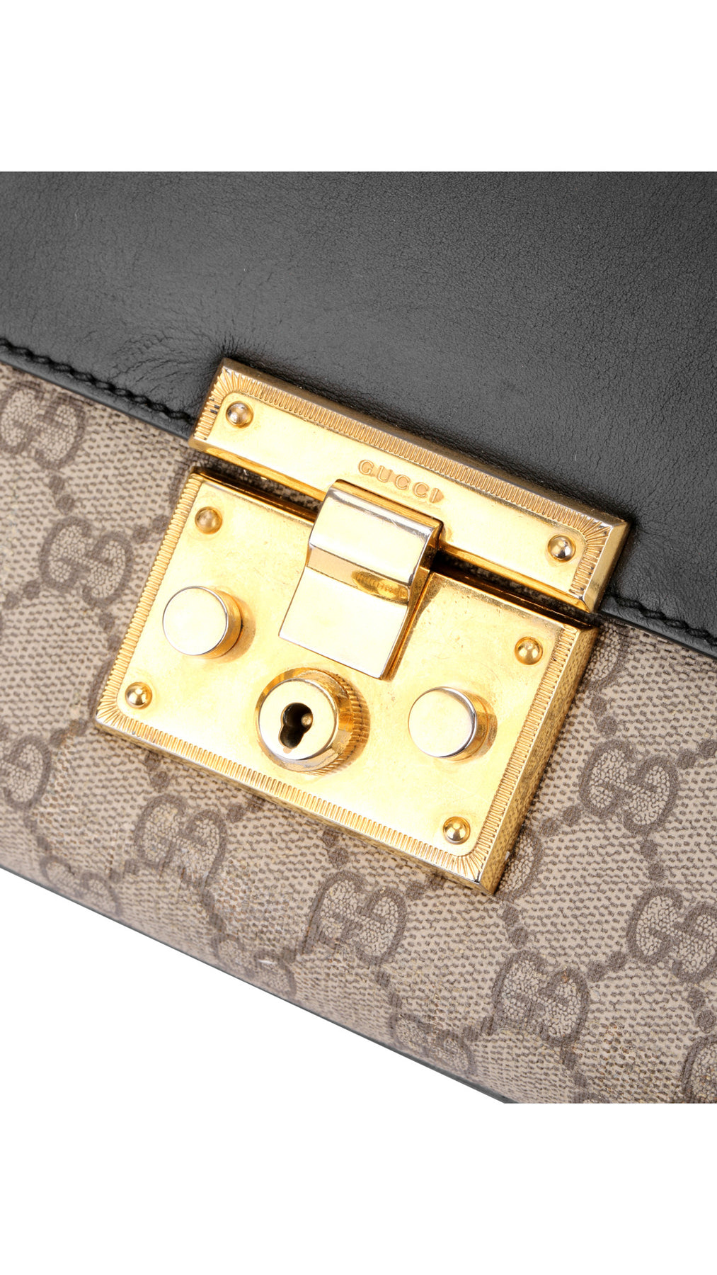 Gucci Padlock Axelväska Medium - Monogram