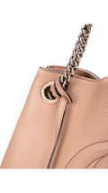 Gucci Soho Chain Tote Bag - Beige