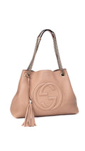 Gucci Soho Chain Tote Bag - Beige