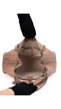 Gucci Soho Chain Tote Bag - Beige