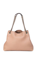 Gucci Soho Chain Tote Bag - Beige