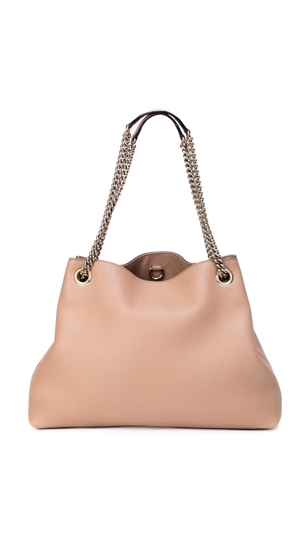 Gucci Soho Chain Tote Bag - Beige