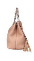 Gucci Soho Chain Tote Bag - Beige