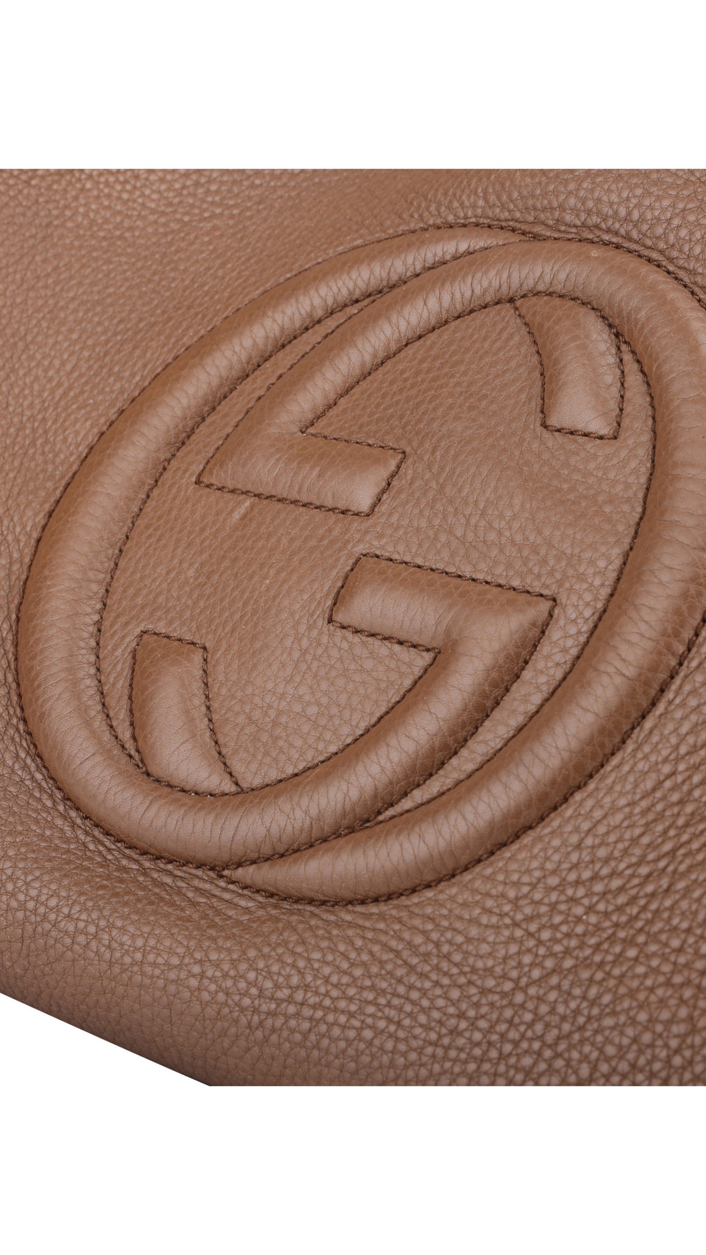 Gucci Soho Chain Tote Bag - Beige
