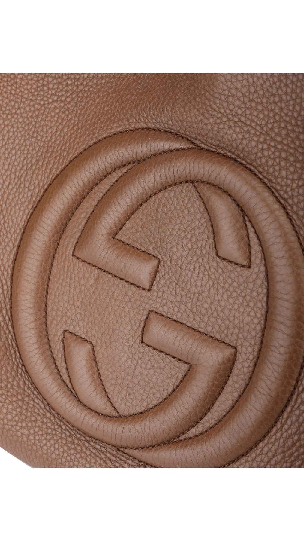 Gucci Soho Chain Tote Bag - Beige