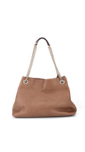 Gucci Soho Chain Tote Bag - Beige