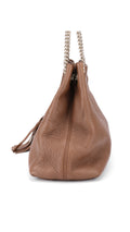 Gucci Soho Chain Tote Bag - Beige