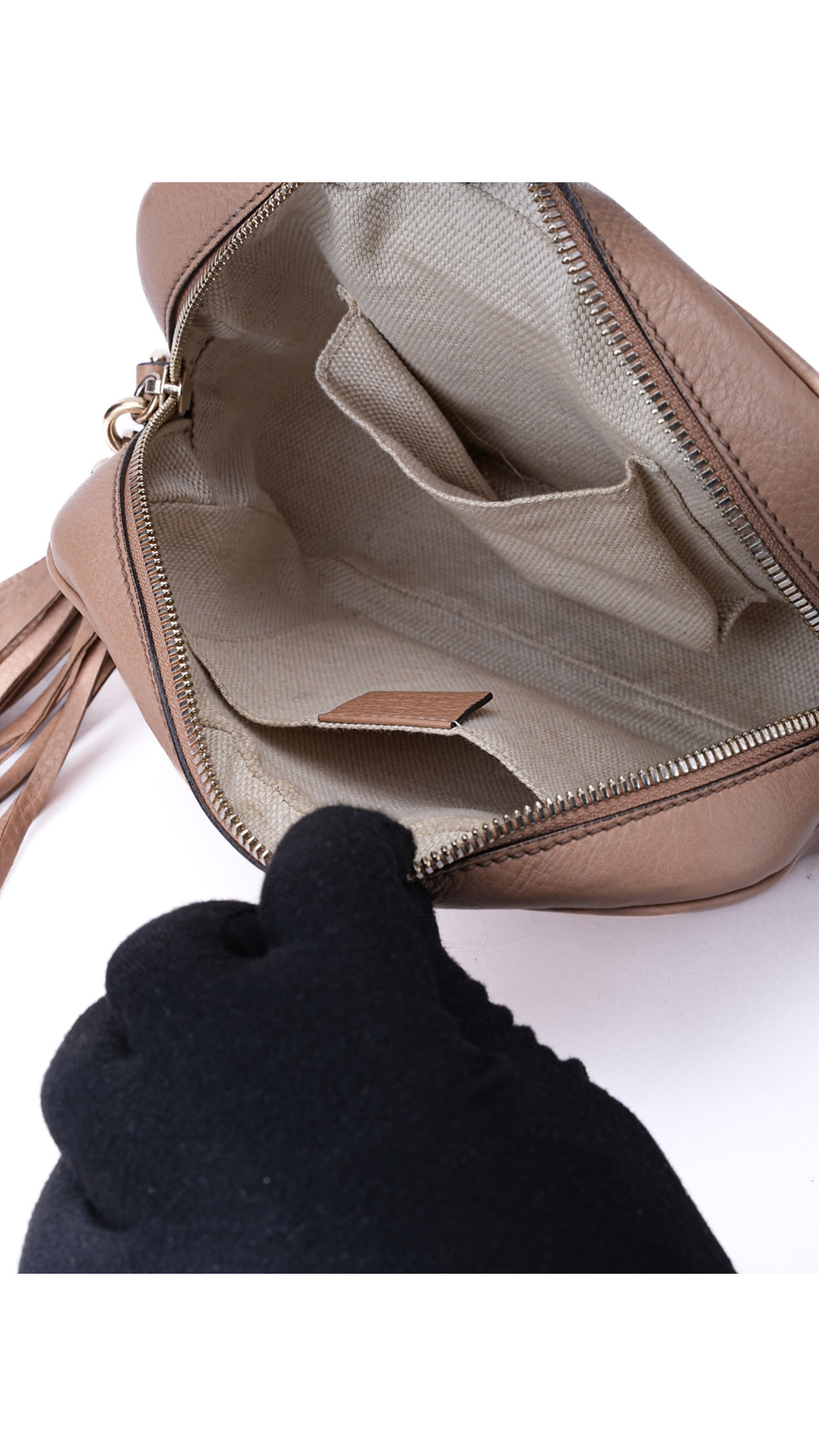 Gucci Soho Disco Axelväska - Beige