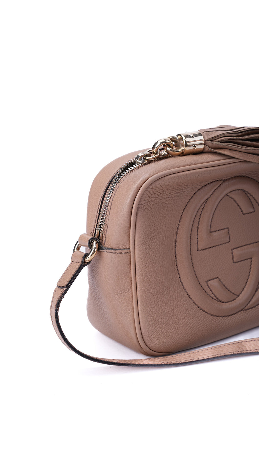 Gucci Soho Disco Axelväska - Beige