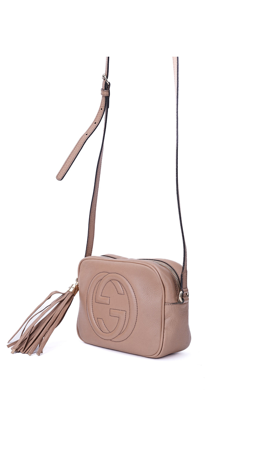 Gucci Soho Disco Axelväska - Beige