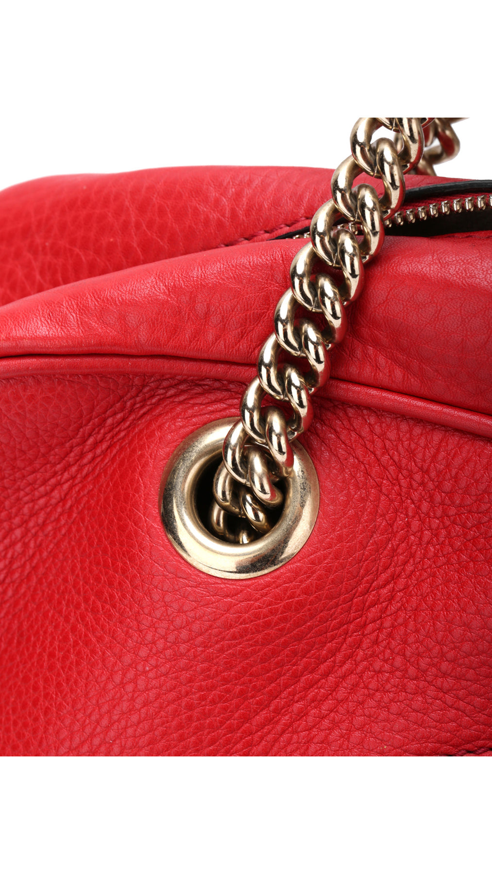 Gucci Soho Disco Tote Bag - Röd