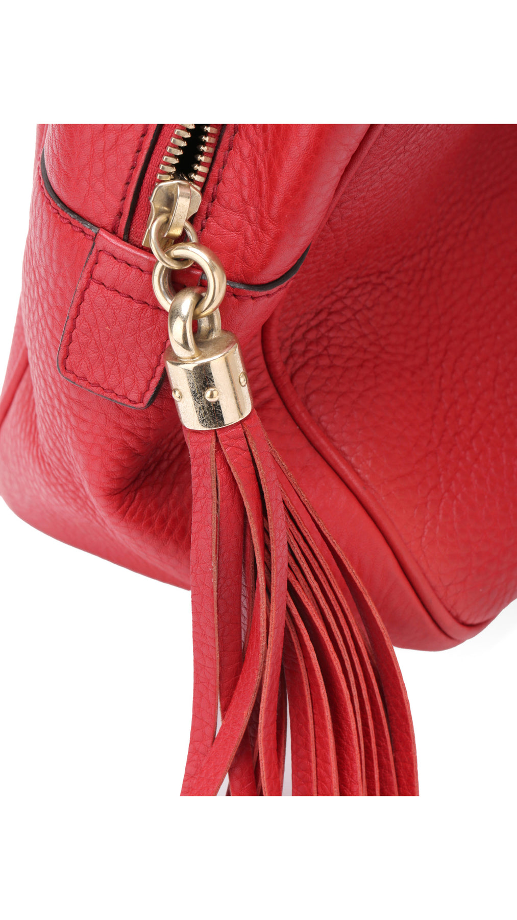 Gucci Soho Disco Tote Bag - Röd