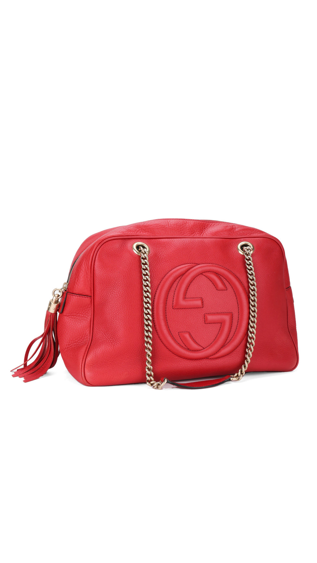Gucci Soho Disco Tote Bag - Röd