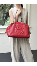 Gucci Soho Disco Tote Bag - Röd