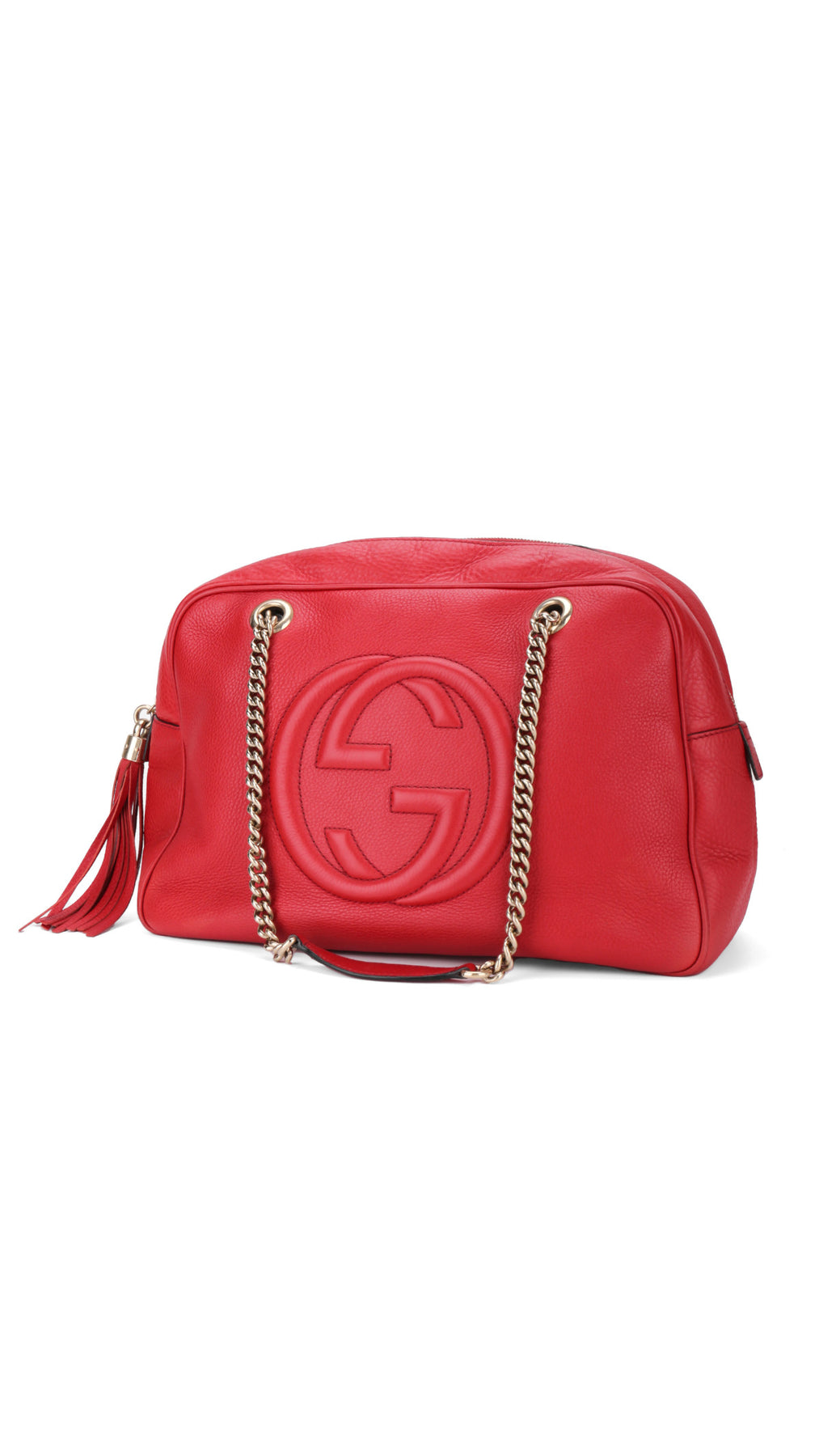 Gucci Soho Disco Tote Bag - Röd