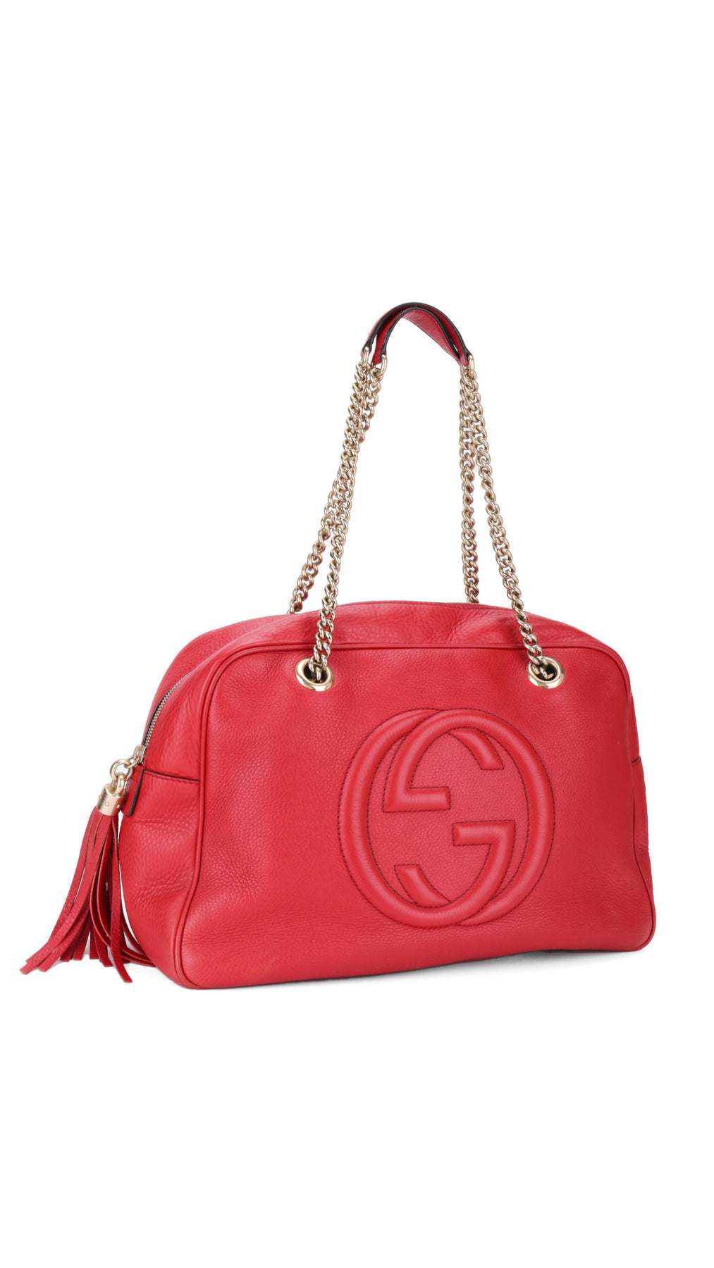 Gucci Soho Disco Tote Bag - Röd