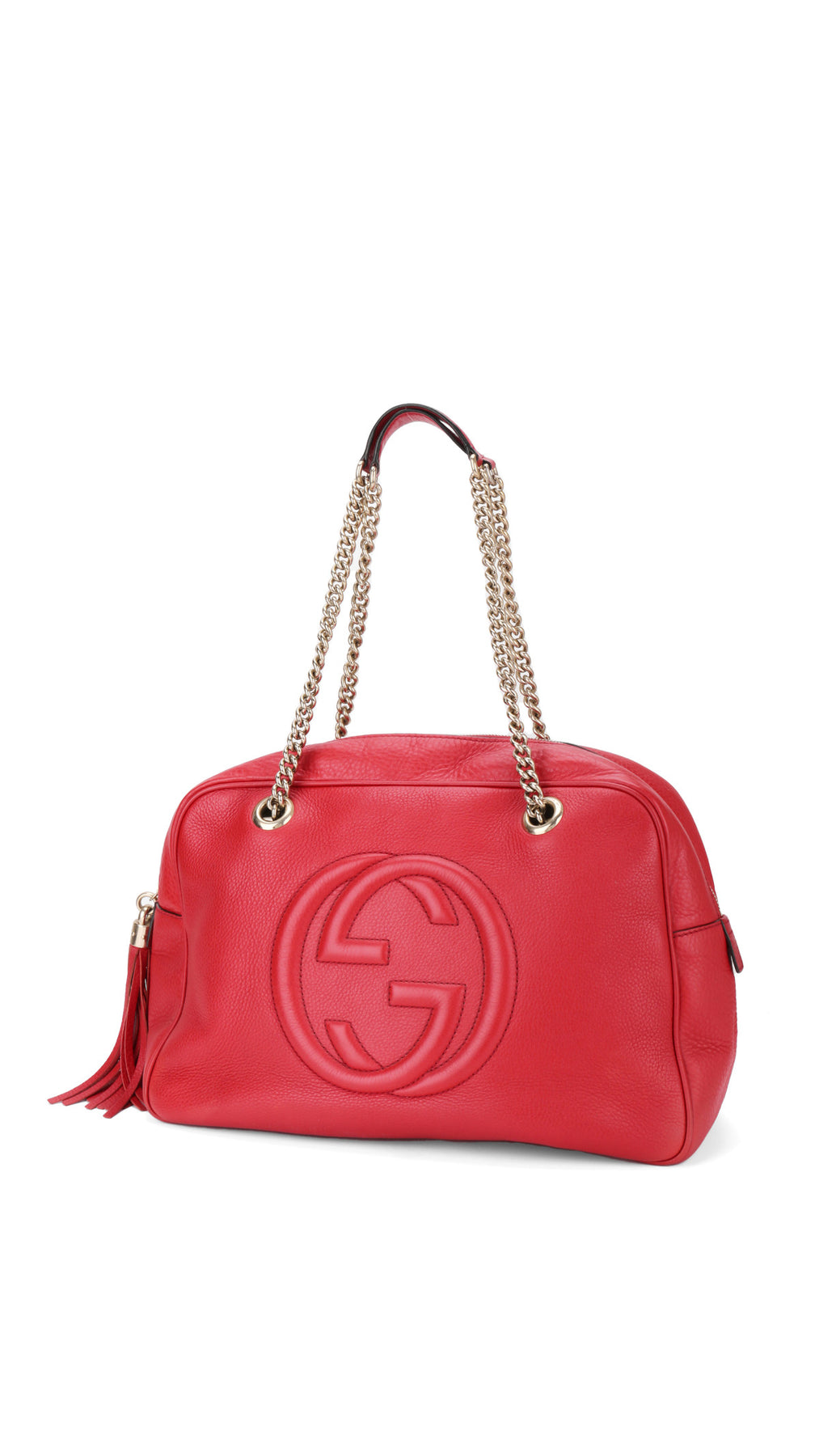 Gucci Soho Disco Tote Bag - Röd