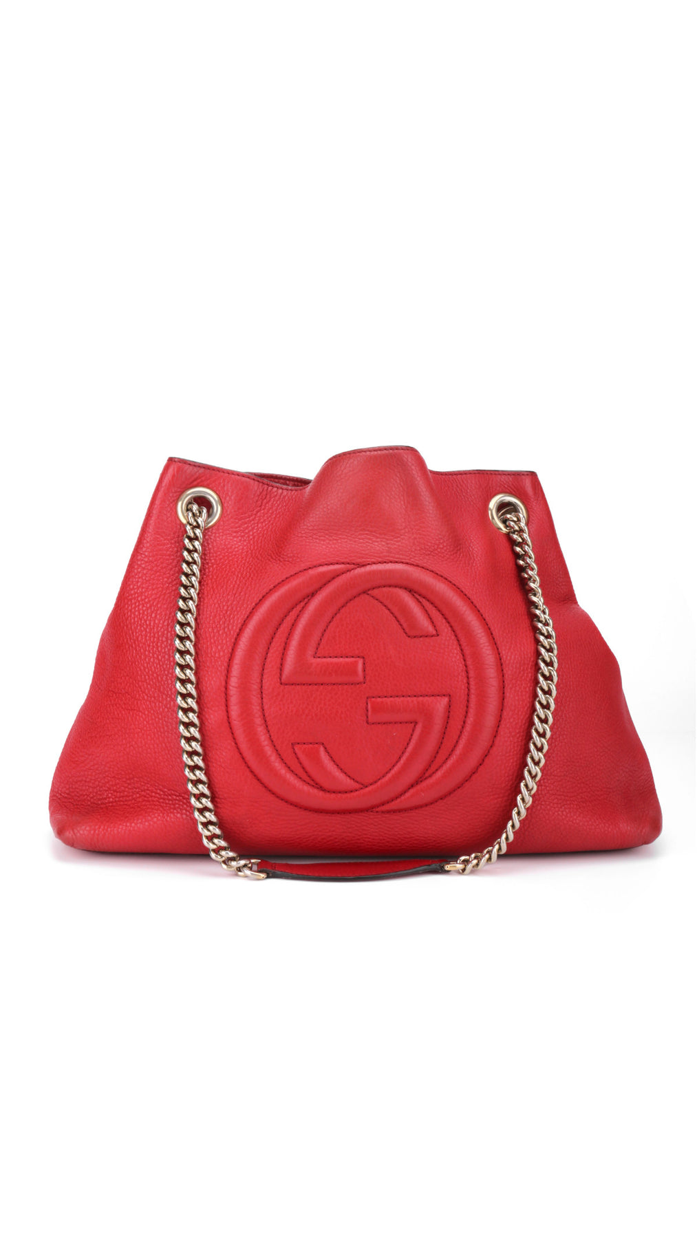 Gucci Soho Tote Bag - Röd