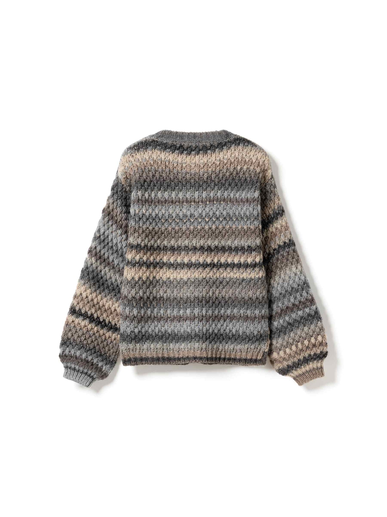 Kae Knit Cardigan - Light Grey Mix