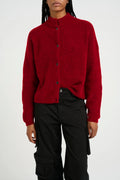 Alphagz Short Cardigan - Haute Red Melange