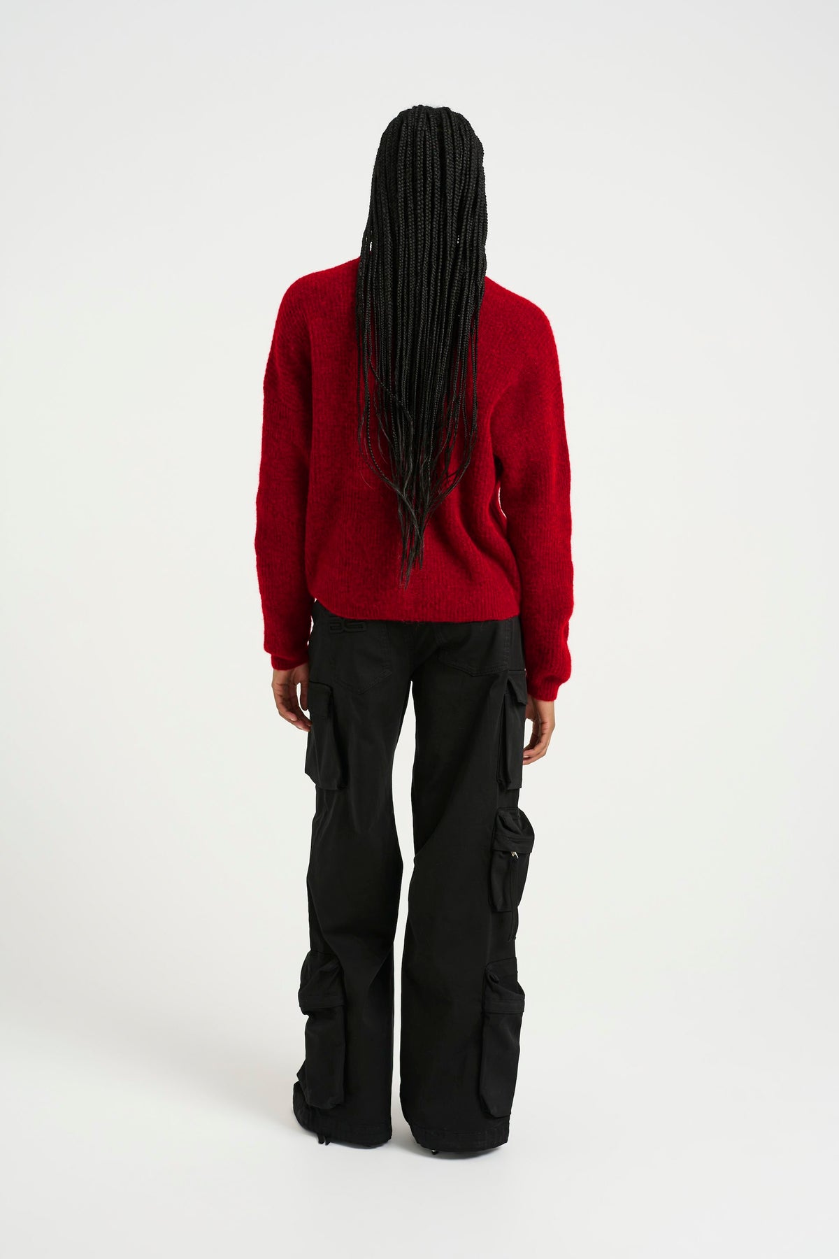 Alphagz Short Cardigan - Haute Red Melange