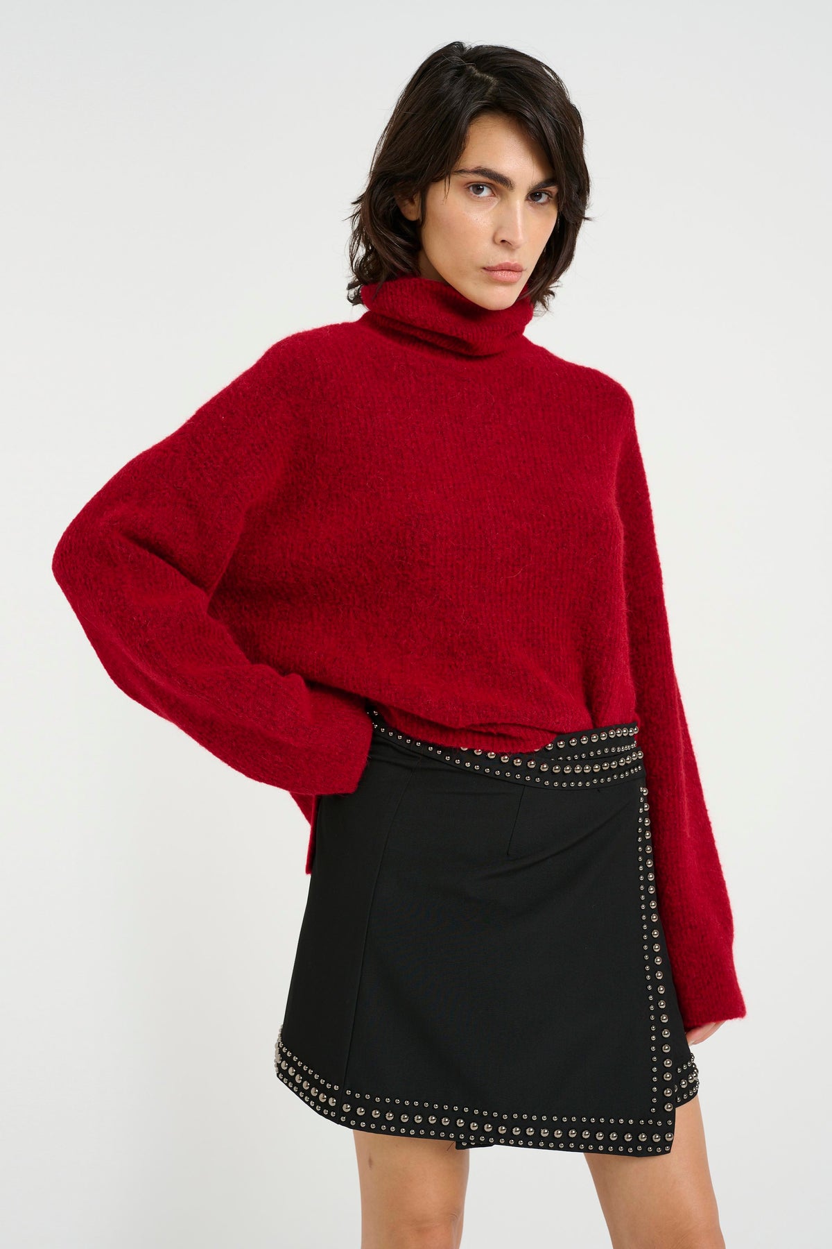 AlphaGZ Rollneck - Haute Red Melange
