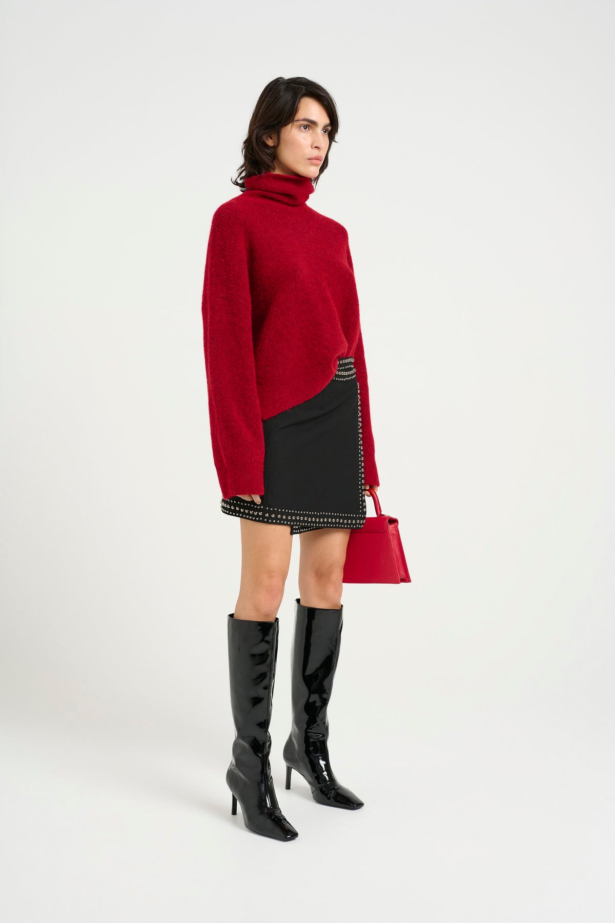 AlphaGZ Rollneck - Haute Red Melange