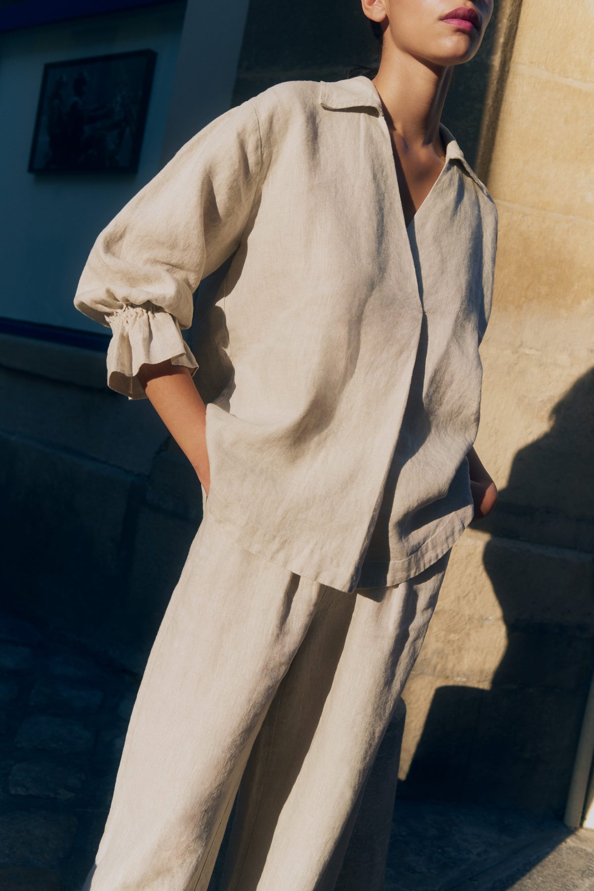PegIW Blouse - Haze Melange