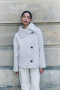 TiaraIW Short Coat - Haze Melange