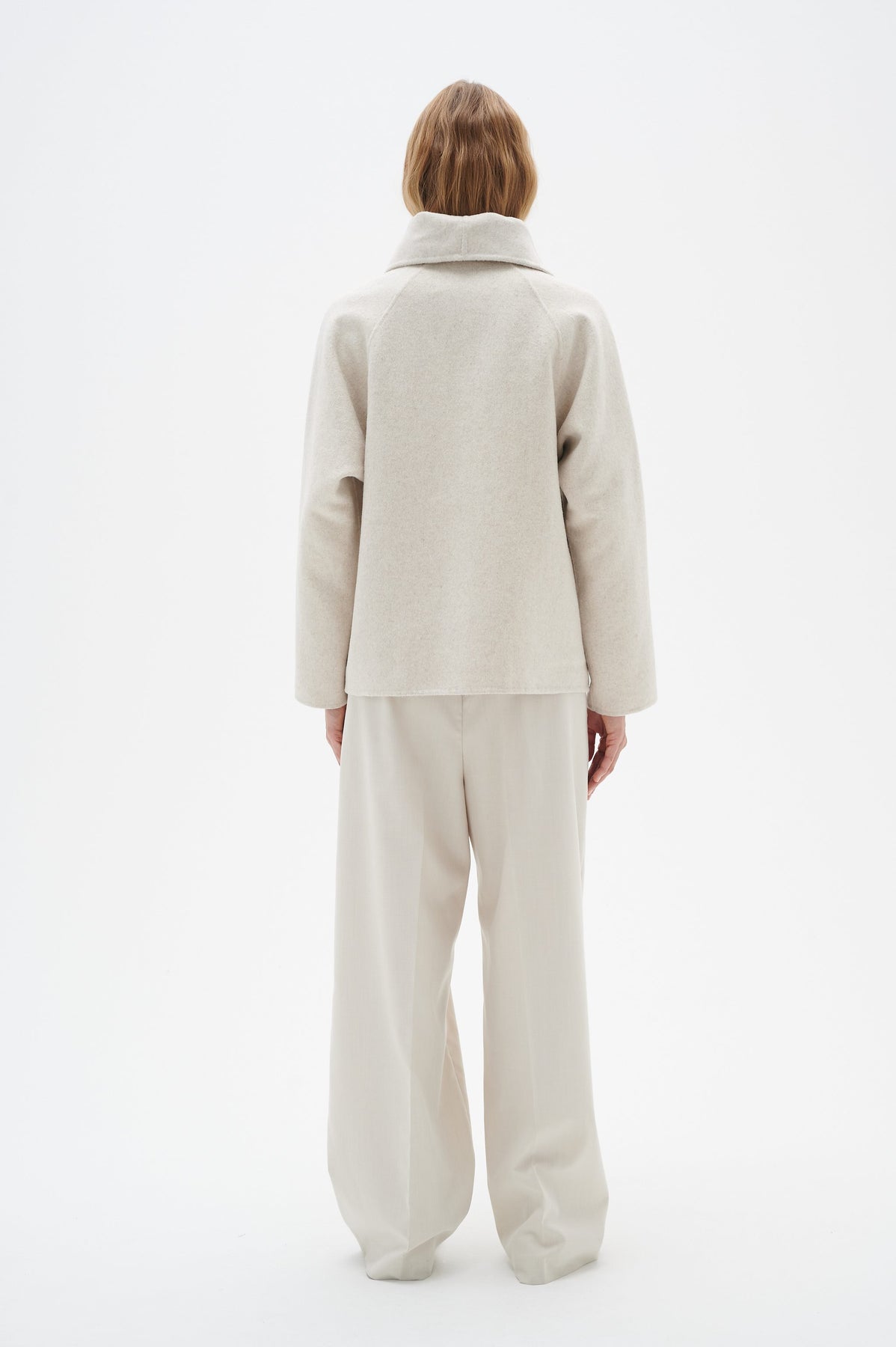 TiaraIW Short Coat - Haze Melange