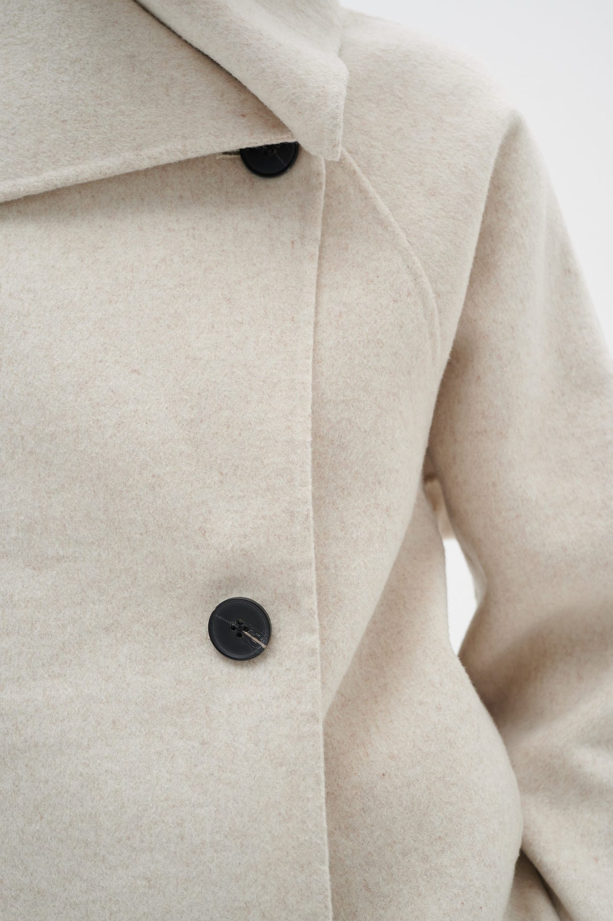 TiaraIW Short Coat - Haze Melange