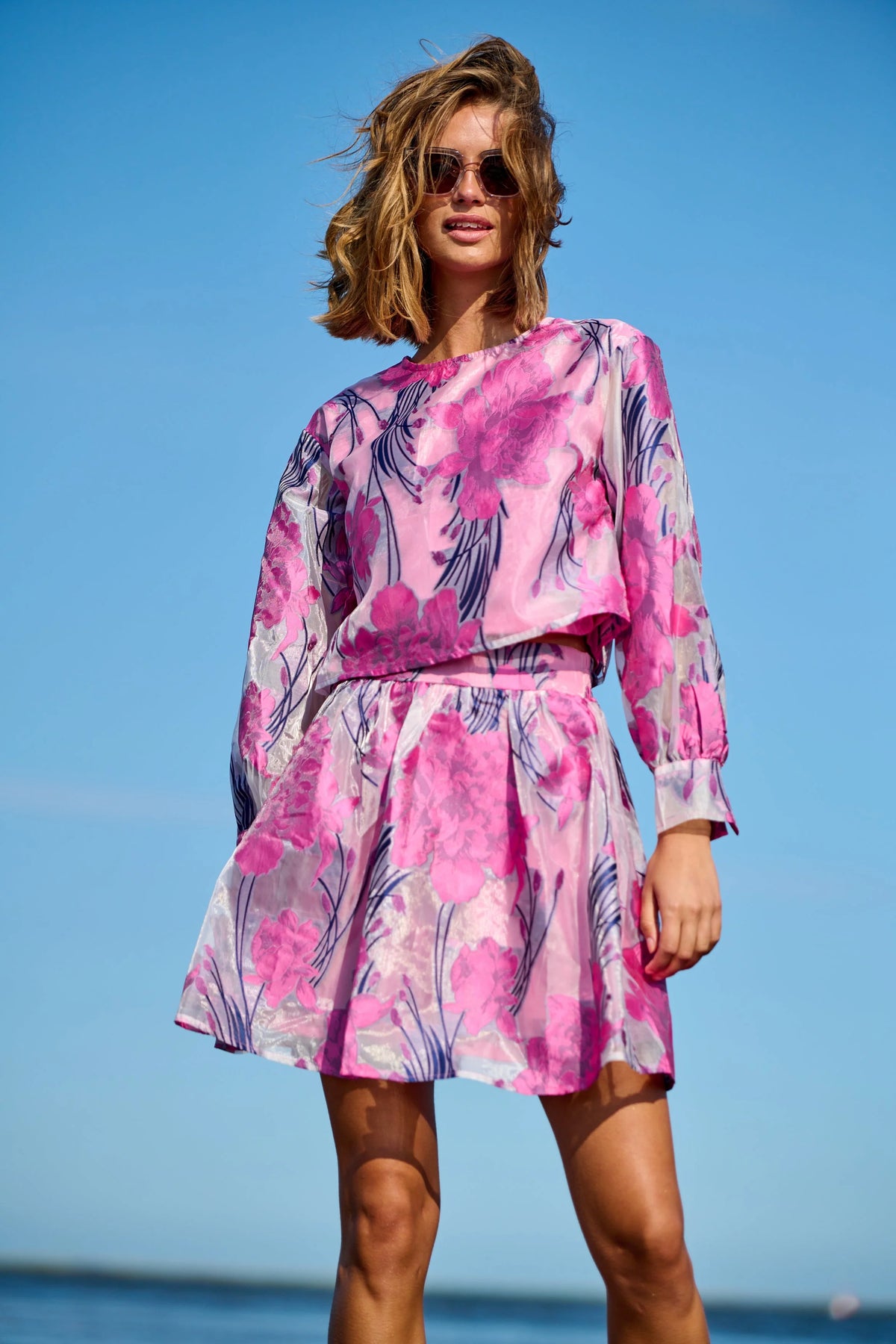 Kylie Skirt - Dark Pink