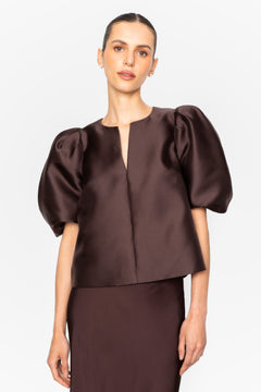 Maeve Blouse - Dark Brown