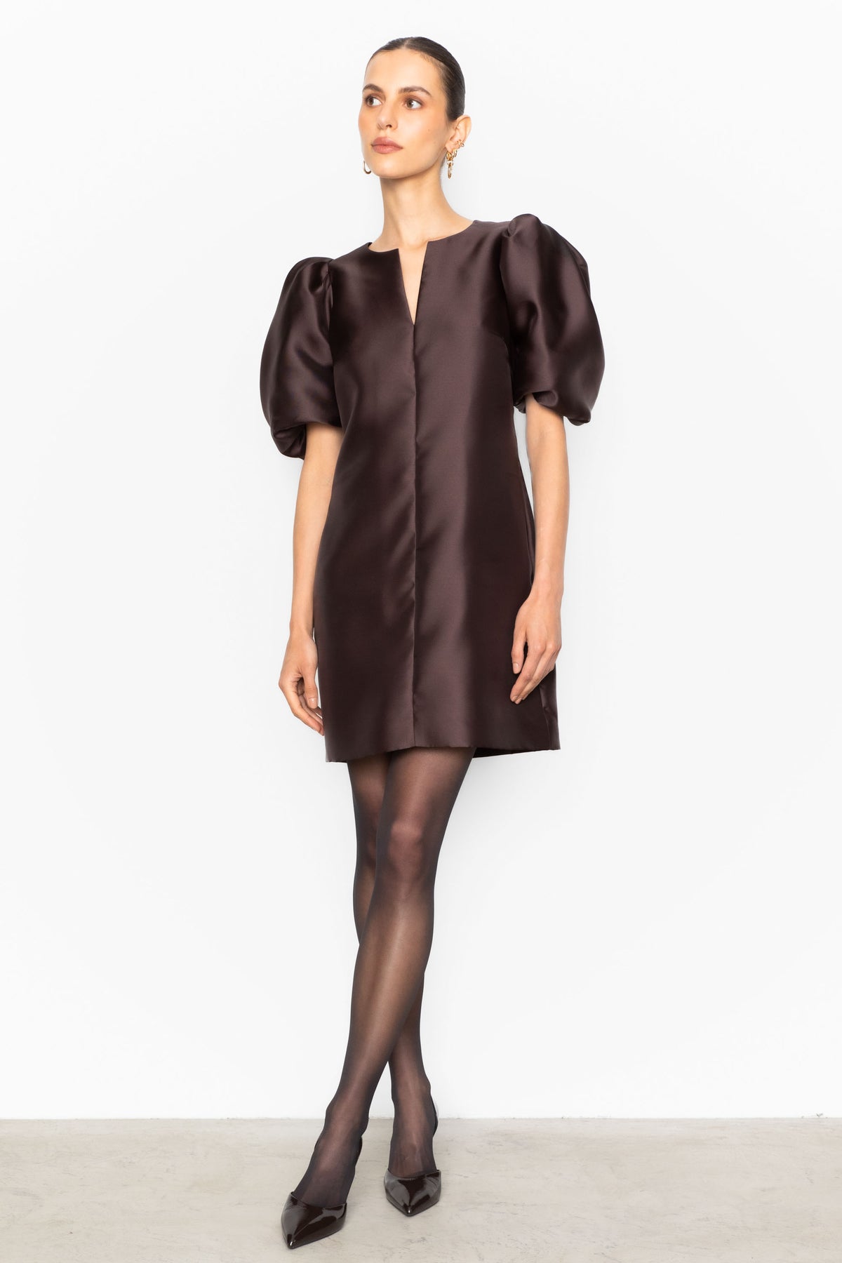 Rosie Dress - Dark Brown