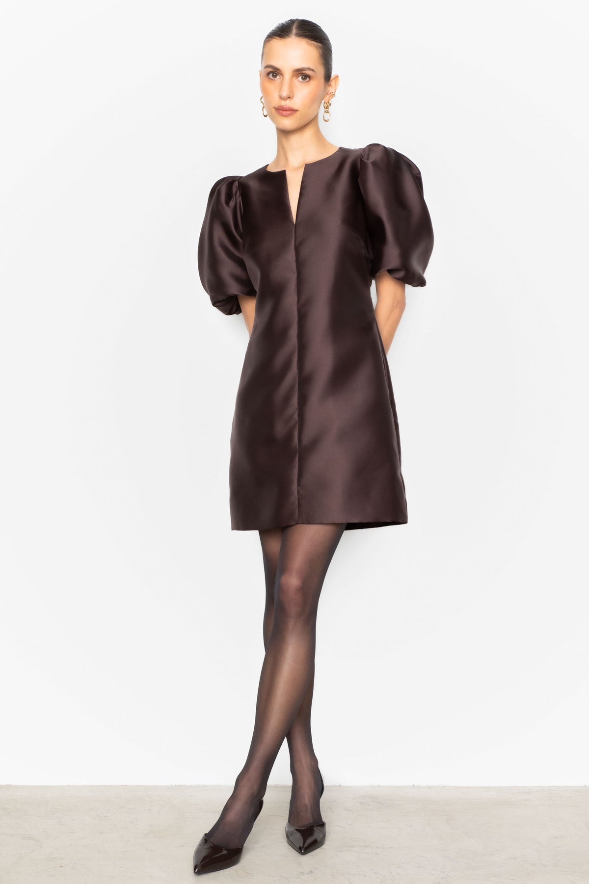 Rosie Dress - Dark Brown