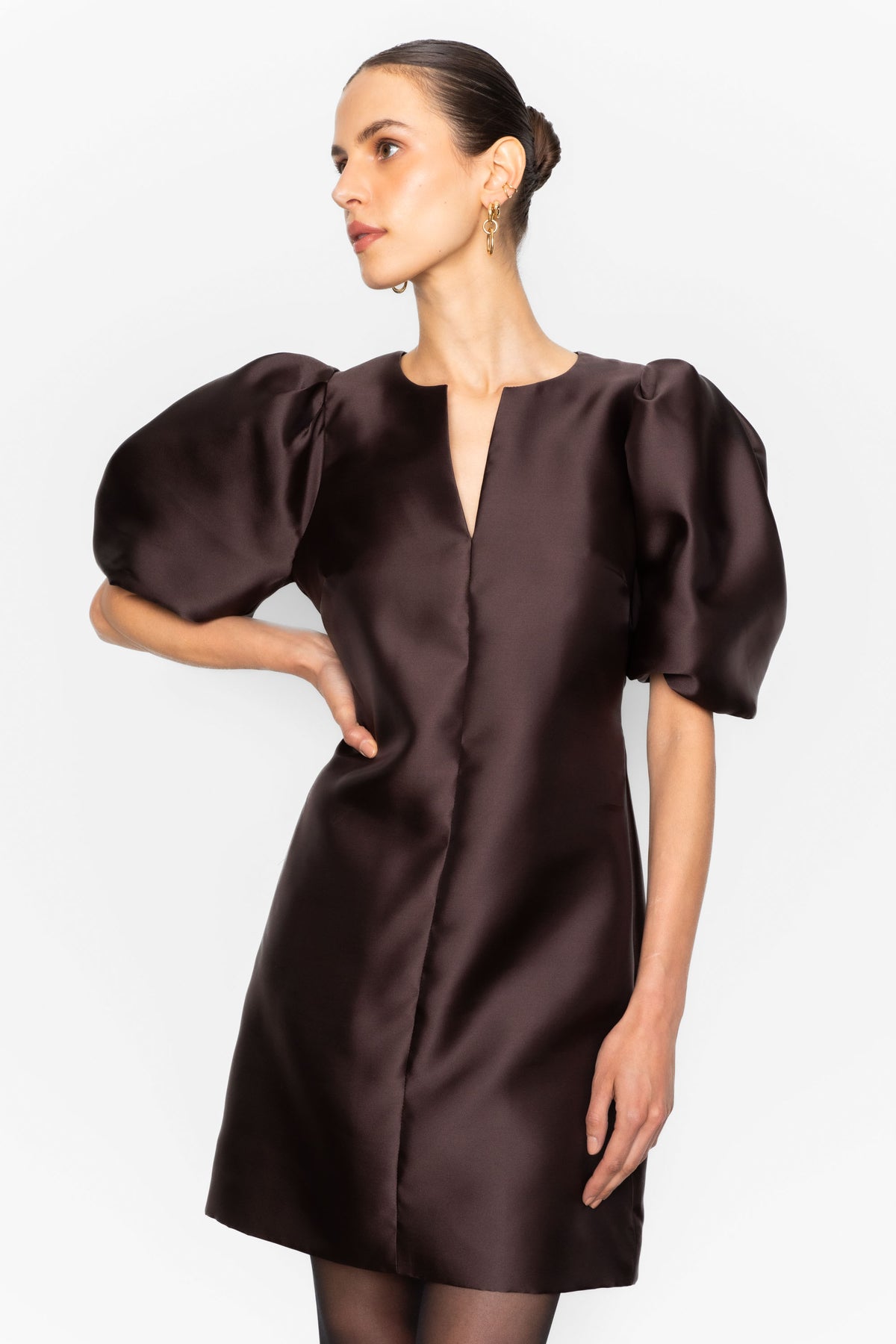 Rosie Dress - Dark Brown