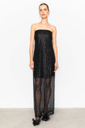 Giovanna Beaded Dress - Svart