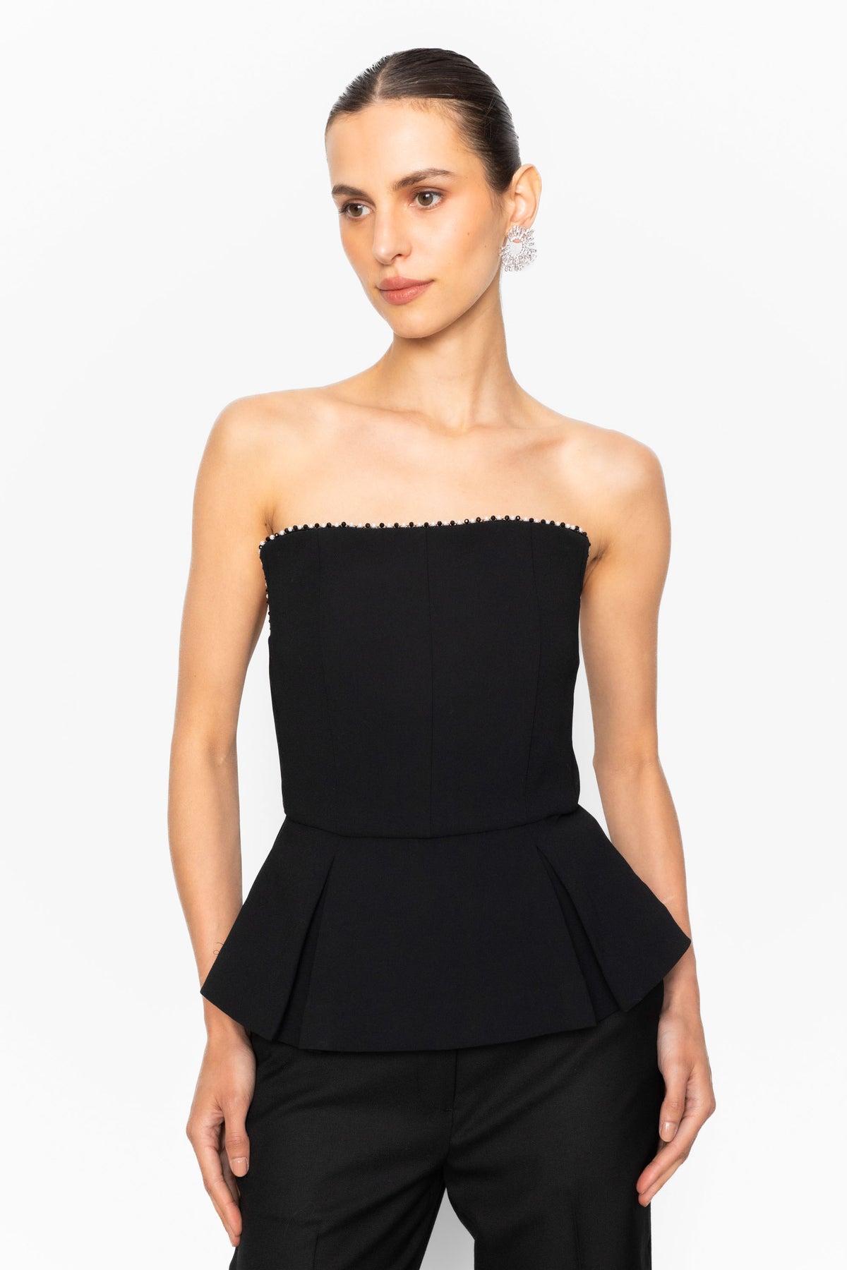 Daxi Strapless Top - Svart