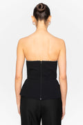 Daxi Strapless Top - Svart