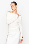 Eliette Off-Shoulder Knit - Cream