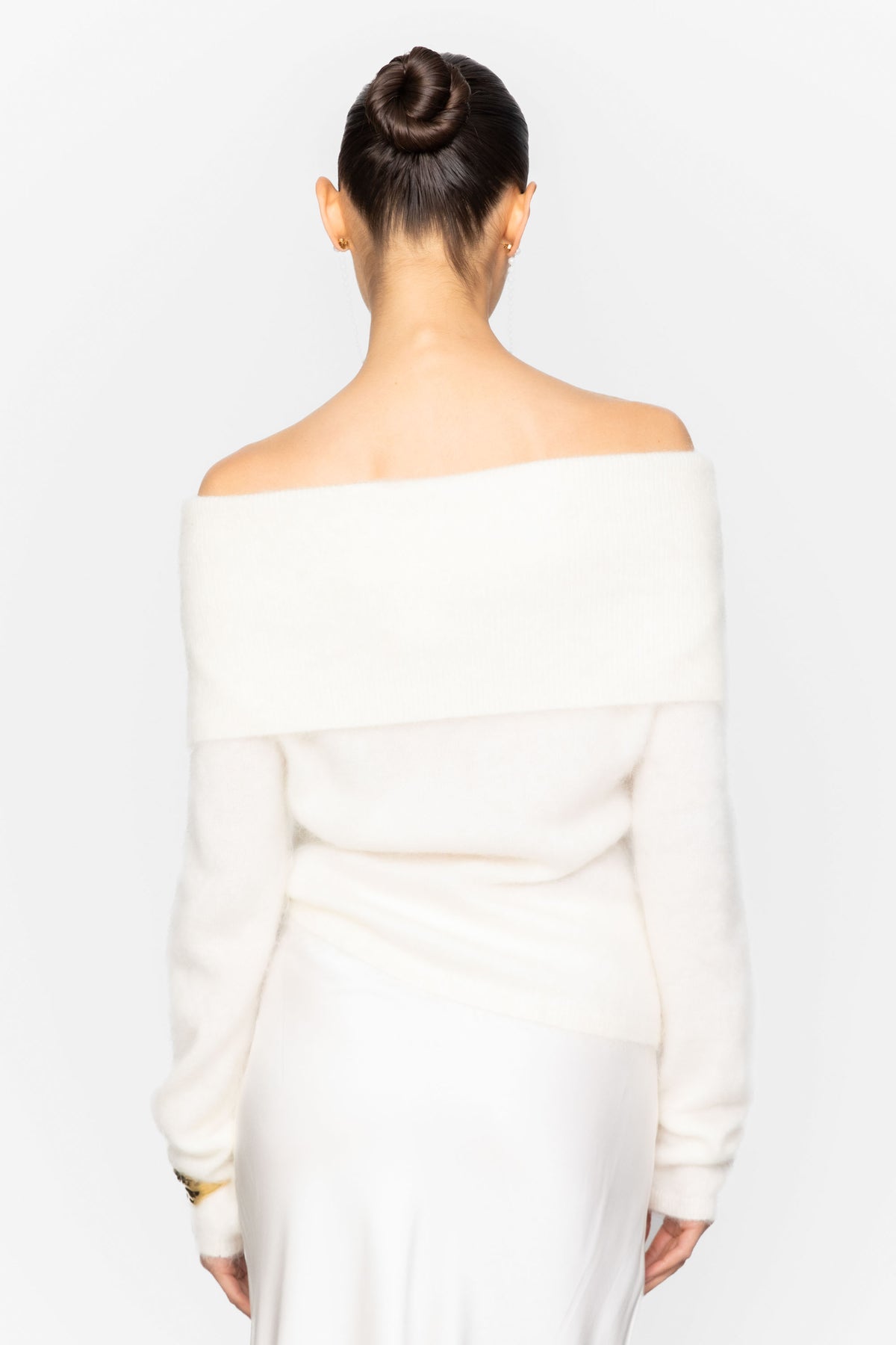 Eliette Off-Shoulder Knit - Cream