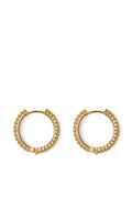 Infinity Hoops - Clear Gold