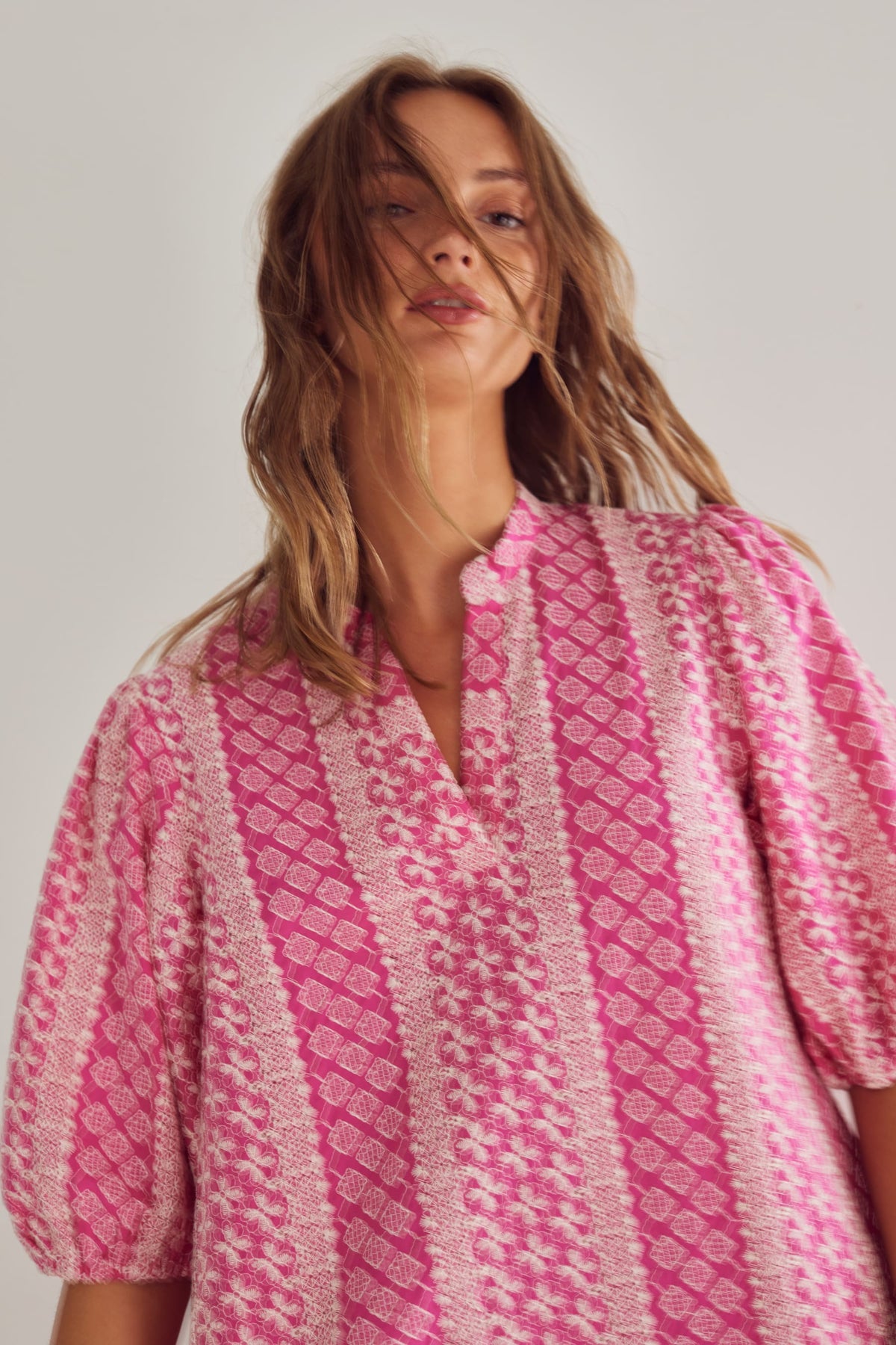 Lillianna Dress - Pink Sugar Combo