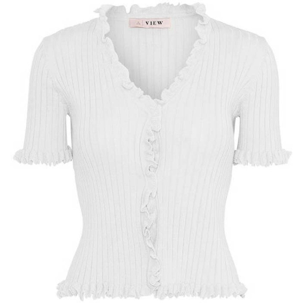 Fabia SS Tee - Vit
