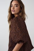 Shelly Blouse - Chocolate